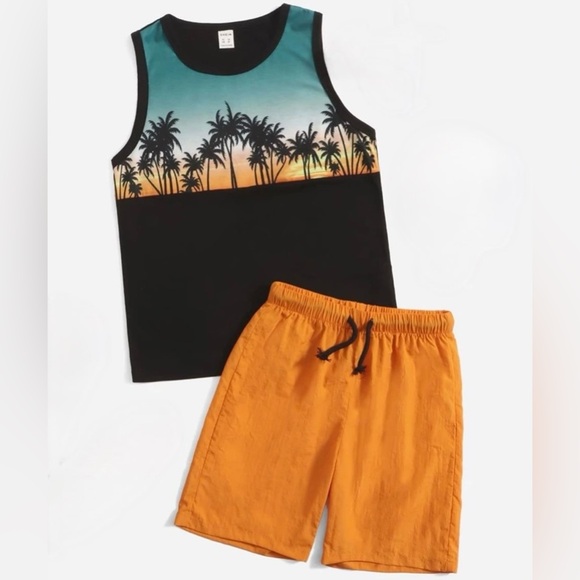 SHEIN Tropical Set - Picture 1 of 12